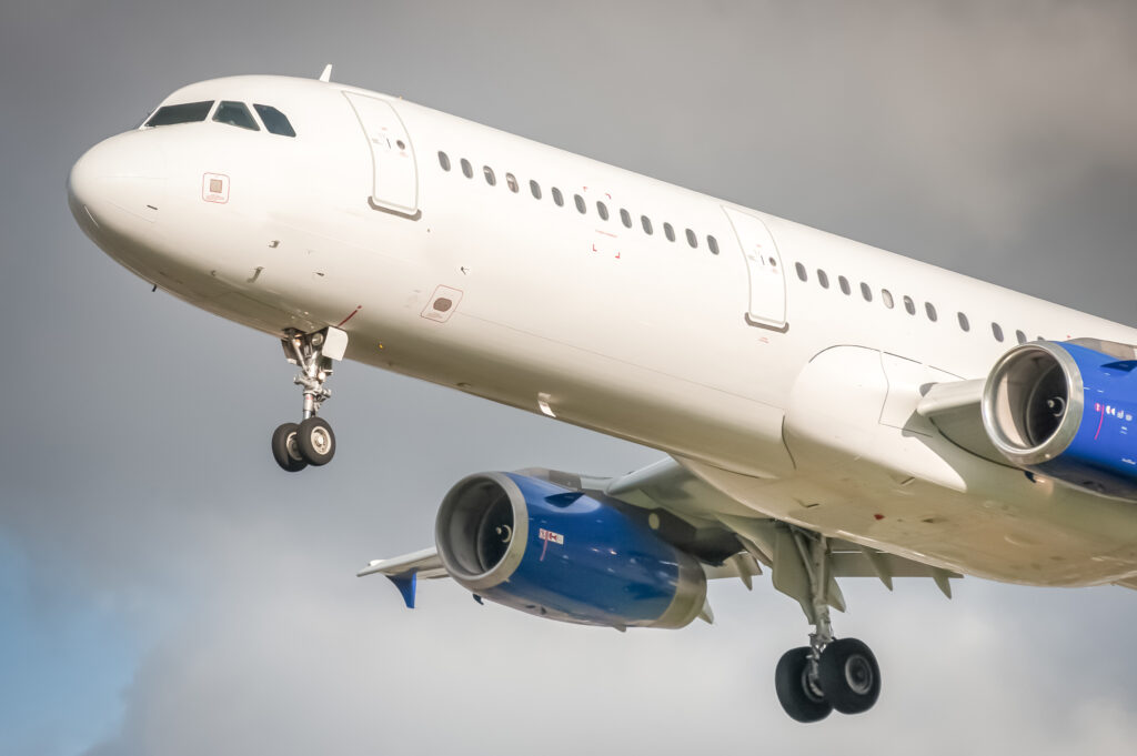 מטוס נוסעים * דף נחיתה